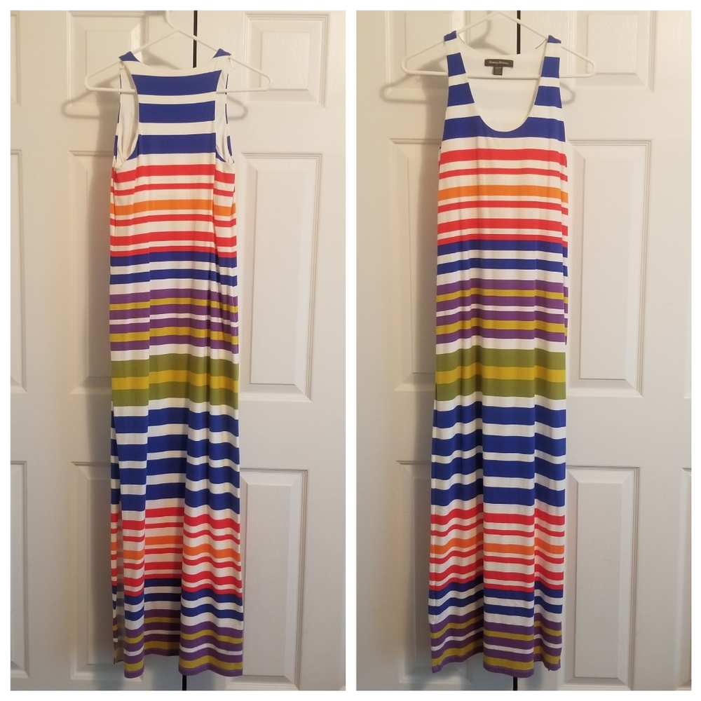 Striped maxi dress
